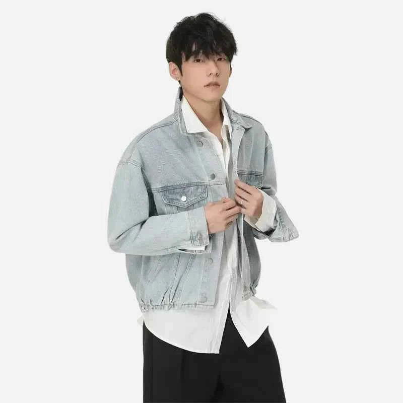 Vintage American Style Denim Workwear Jacket