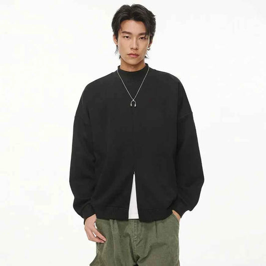 Stylish Streetwear Casual Zipper Sweatshirt