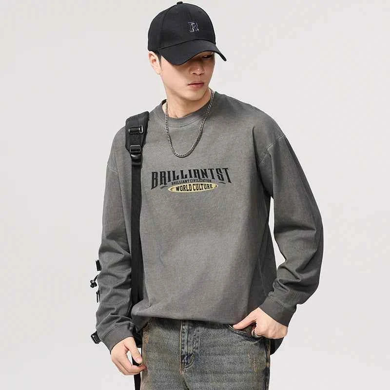 Lightweight Oversize Loose Casual Long Sleeve T-Shirt