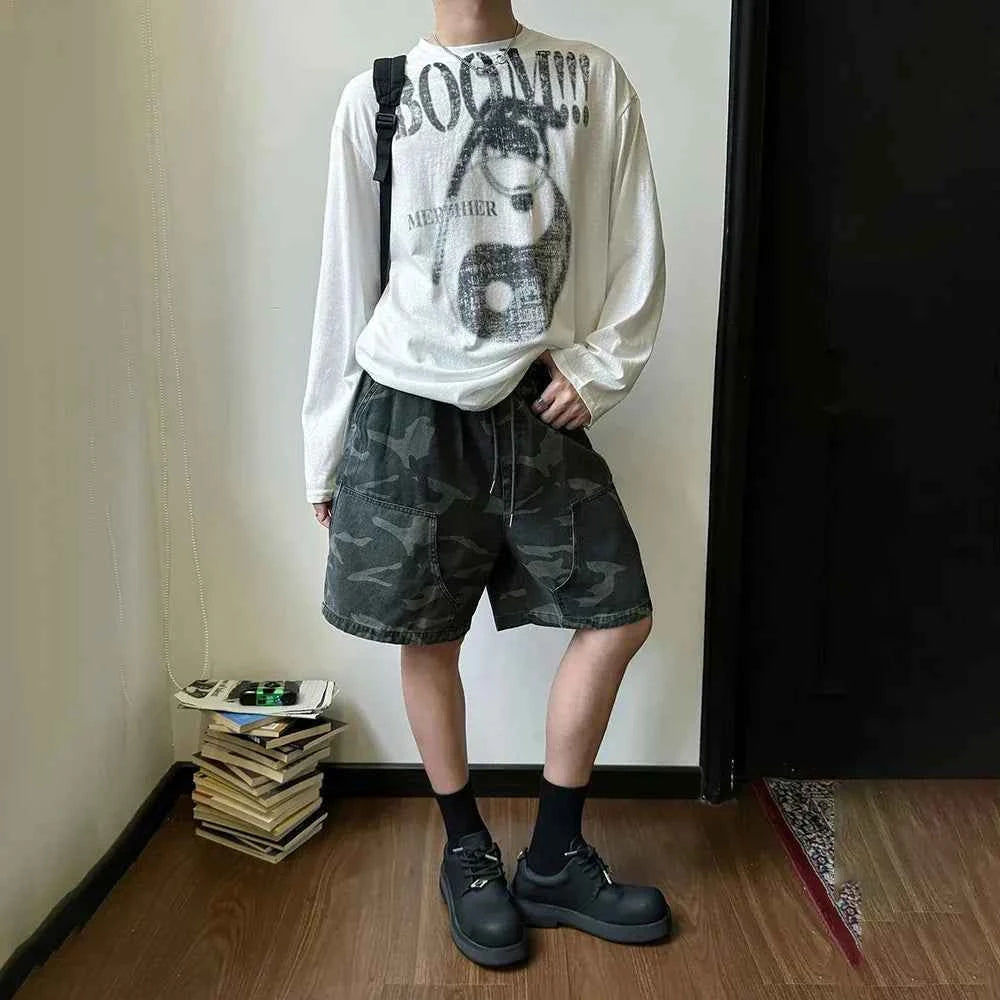 Chic Chinese Style Graphic Print Long Sleeve T-Shirt