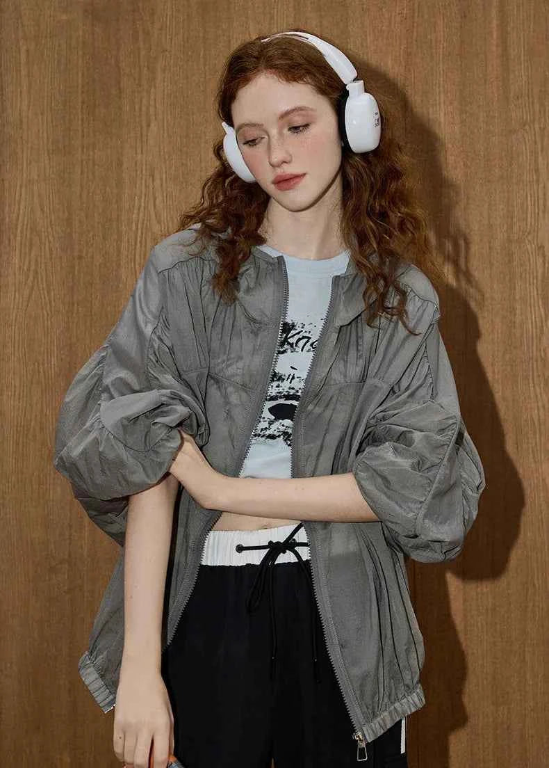 Lightweight Cooling Sun Hooded Windbreaker Jacket