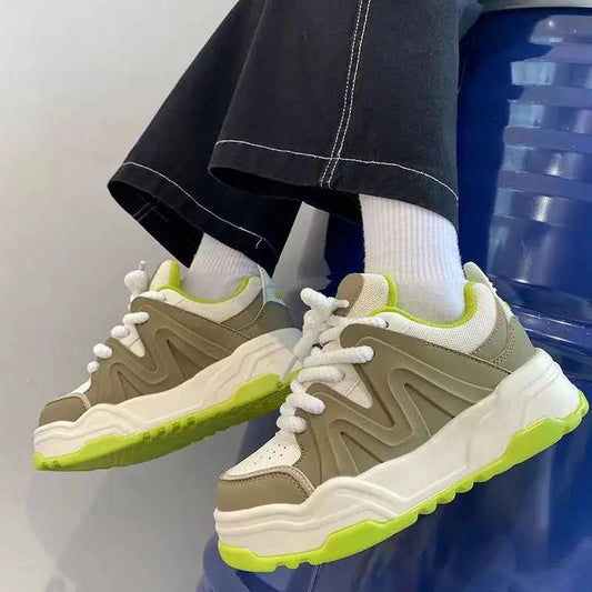 Classic Thick-Soled Couples Running Sneaker