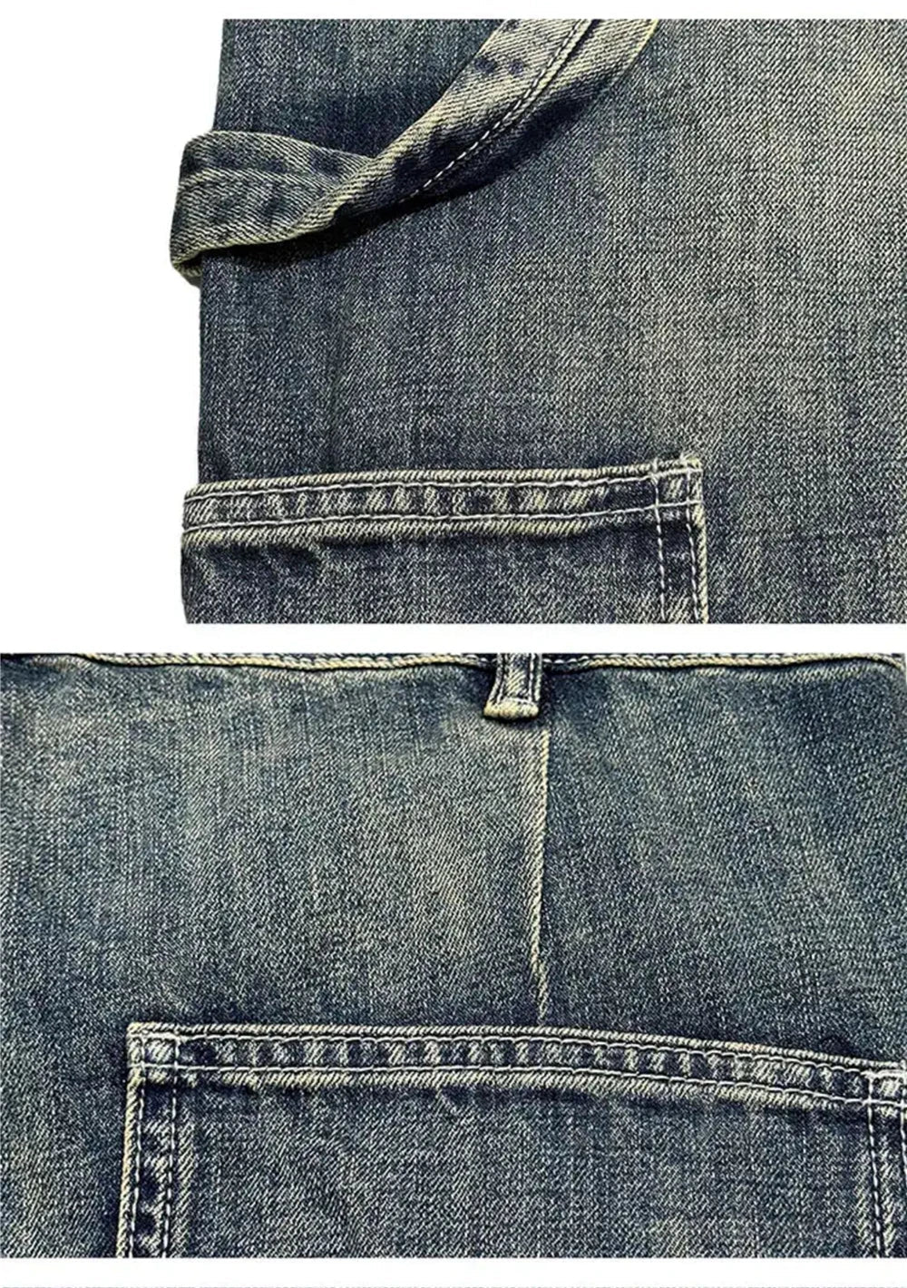 Ripped Denim Carpenter Jeans