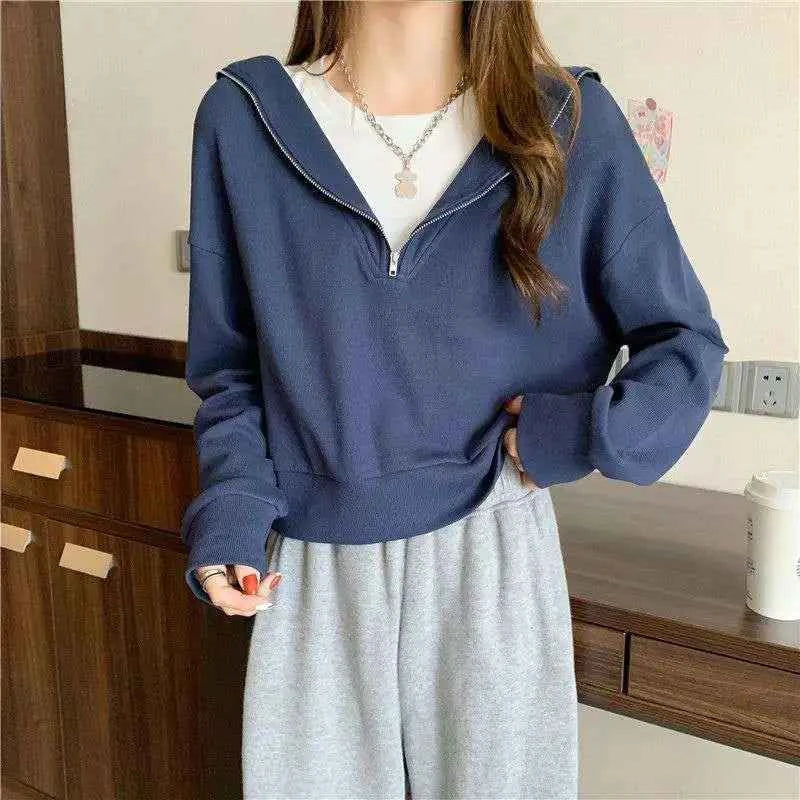 Yasuk Autumn Winter Casual Retro Sweatshirt