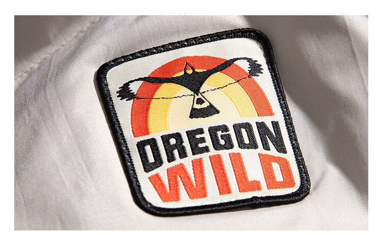 OREGON WILD Rock Patches Bomber Jacket