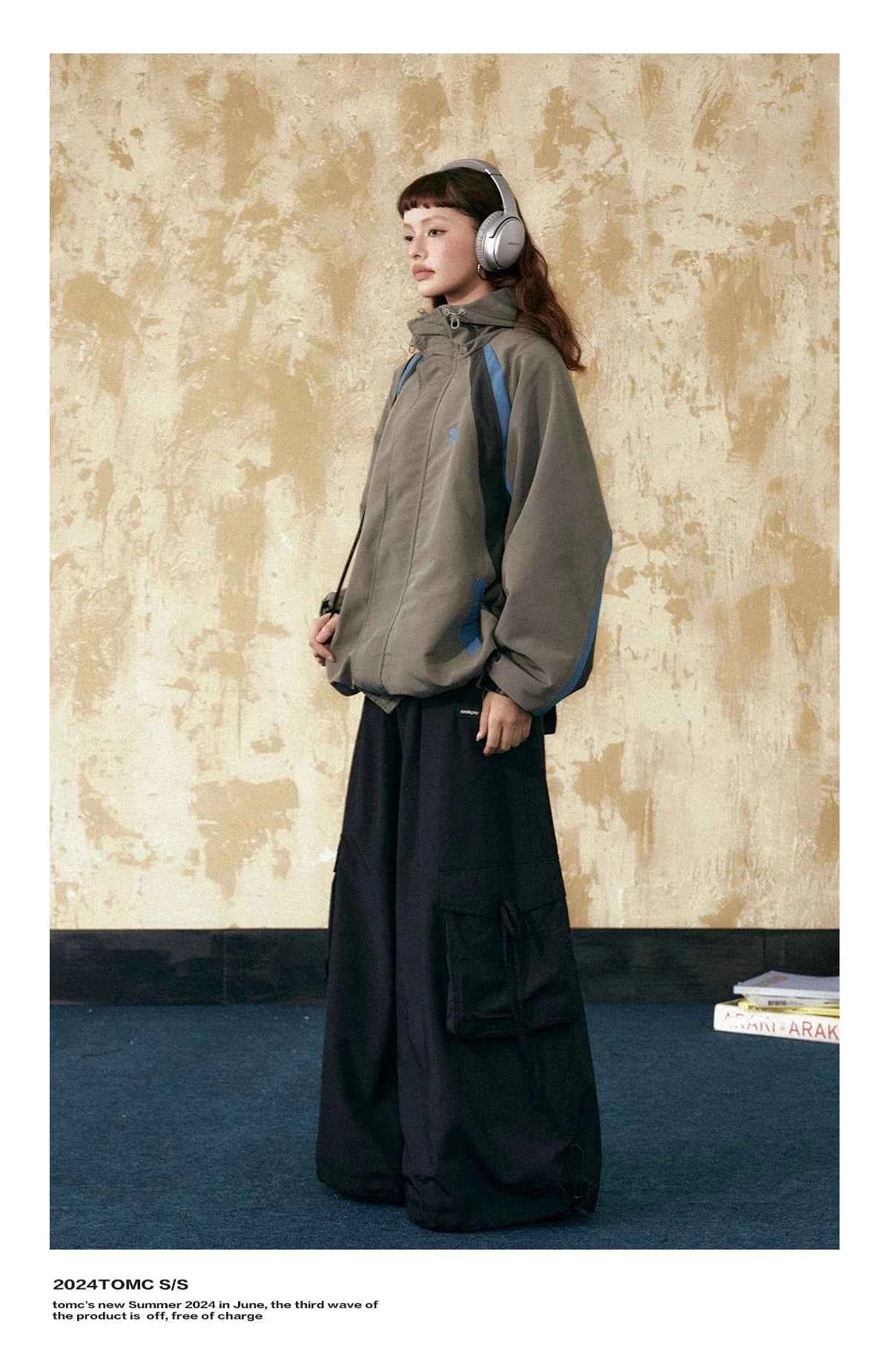Color Matching Loose Casual Jacket
