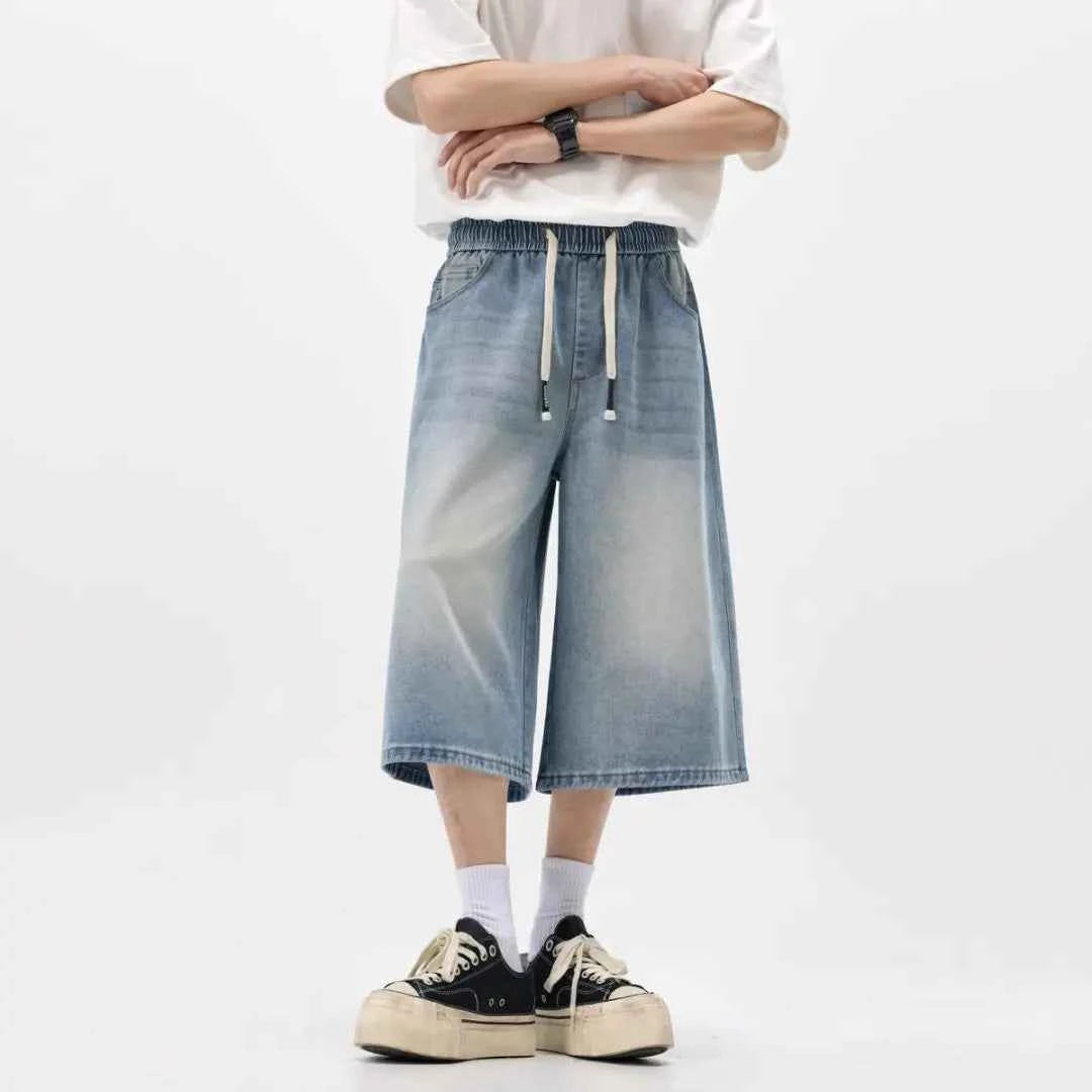 Breathable Lightweight High Street Wide Jorts