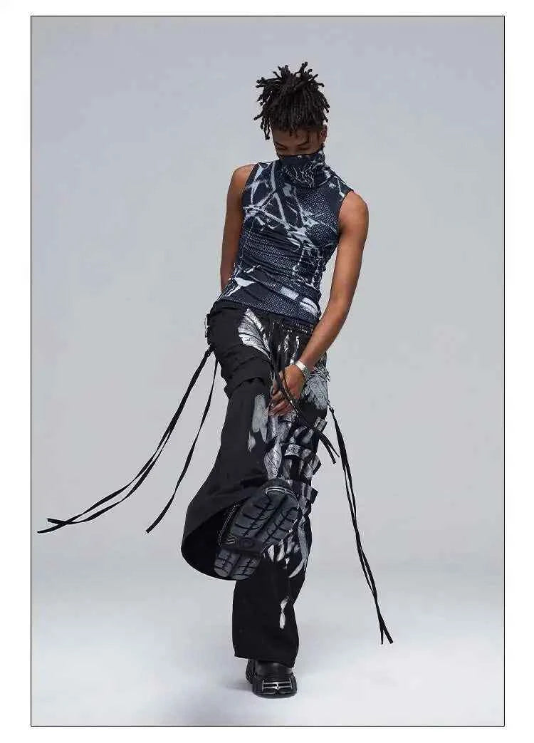 Darkwear Spray Paint Design Pocket Pants