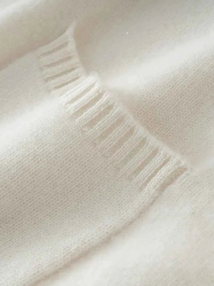 Luxury Cashmere Front Pocket Sweater