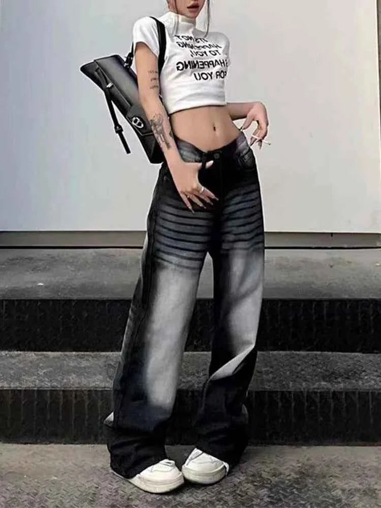Y2K Streetwear American Style Oversize Wide Leg Jeans