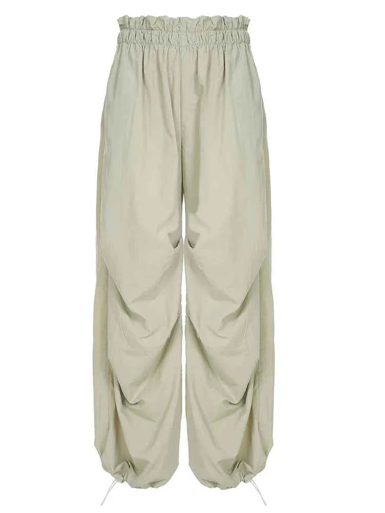 Stylish Streetware Wide Leg Cargo Pants