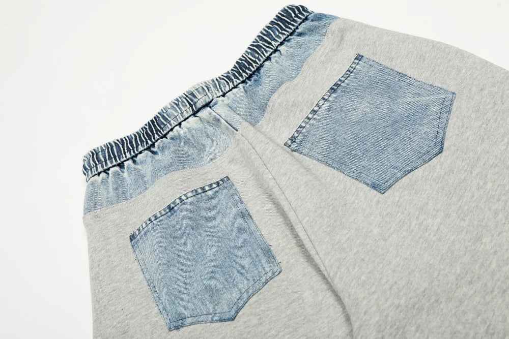 Y2K Elastic Waist Baggy Sports Sweatpants