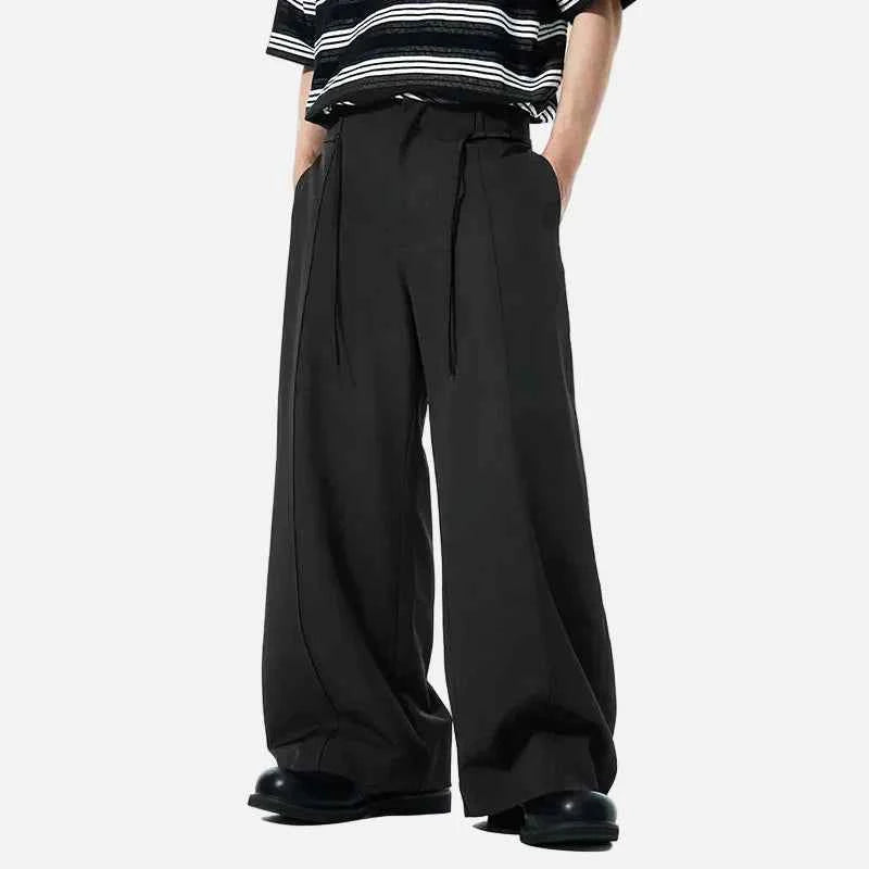 American Style Super Wide Leg Suit Pants