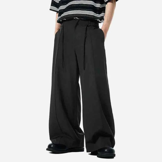 American Style Super Wide Leg Suit Pants