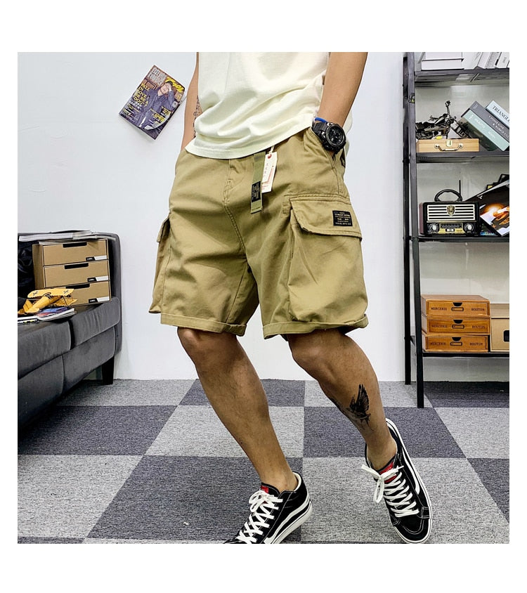 Tactical Multi-Pocket Cargo Shorts