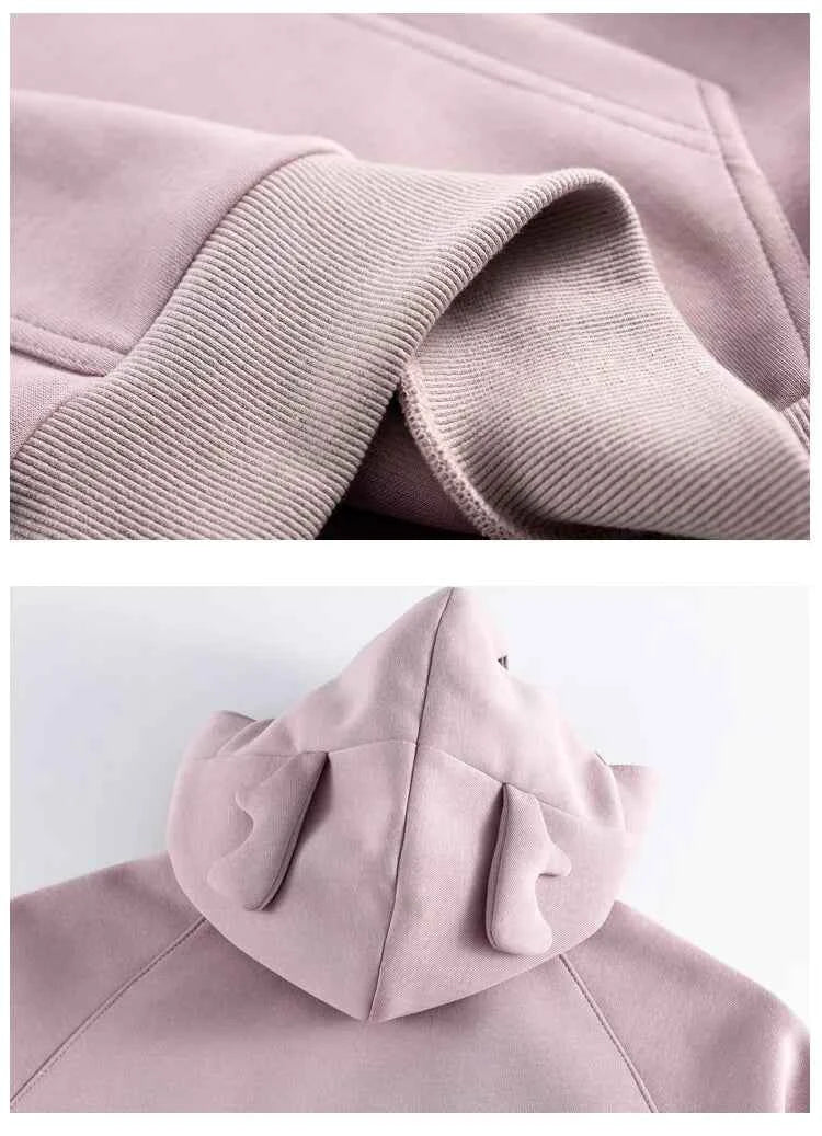 Streetwear Spring Oversized Fleece Casual Hoodie