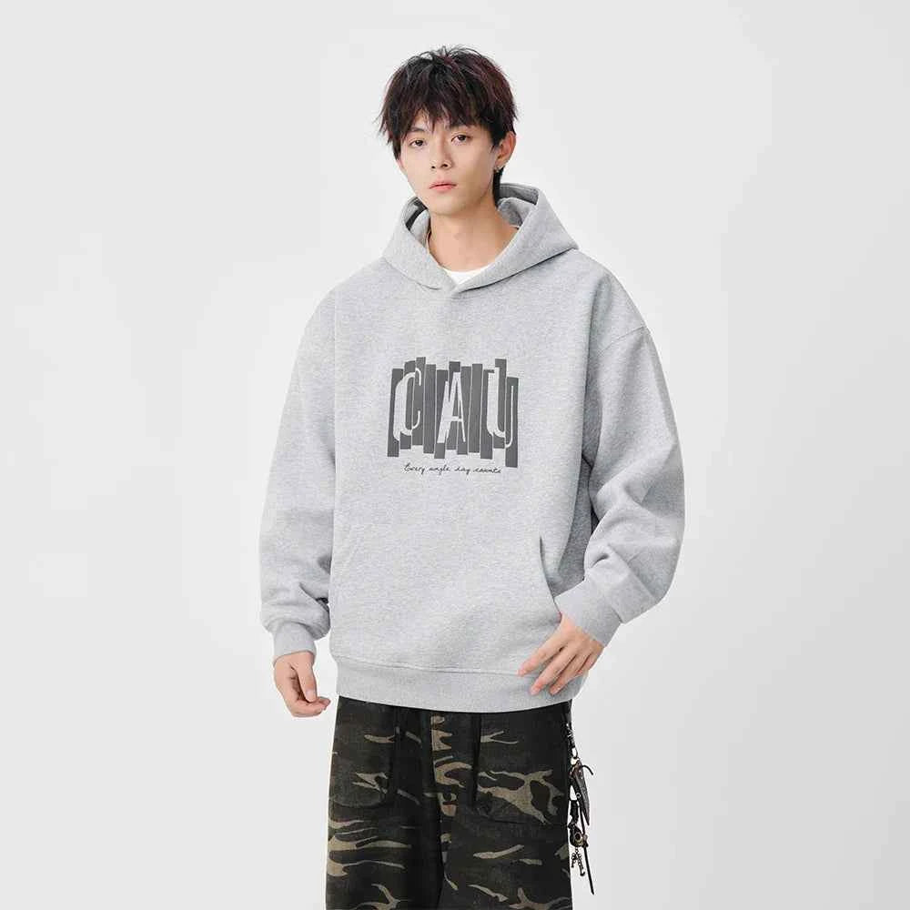 Versatile Winter Graphic Print Casual Hoodie