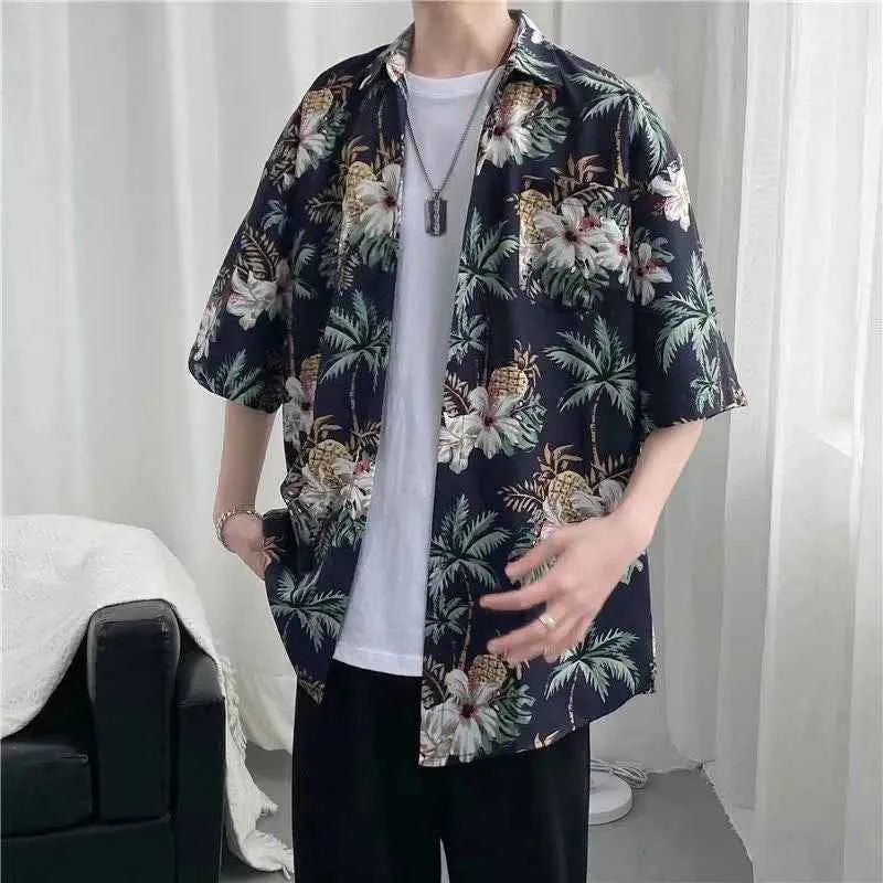 Women Florida Stylish Button-Up Short Sleeve Shirt
