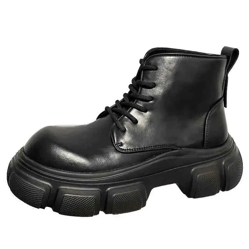 Extra Height Thick Bottom British Classic Shoes