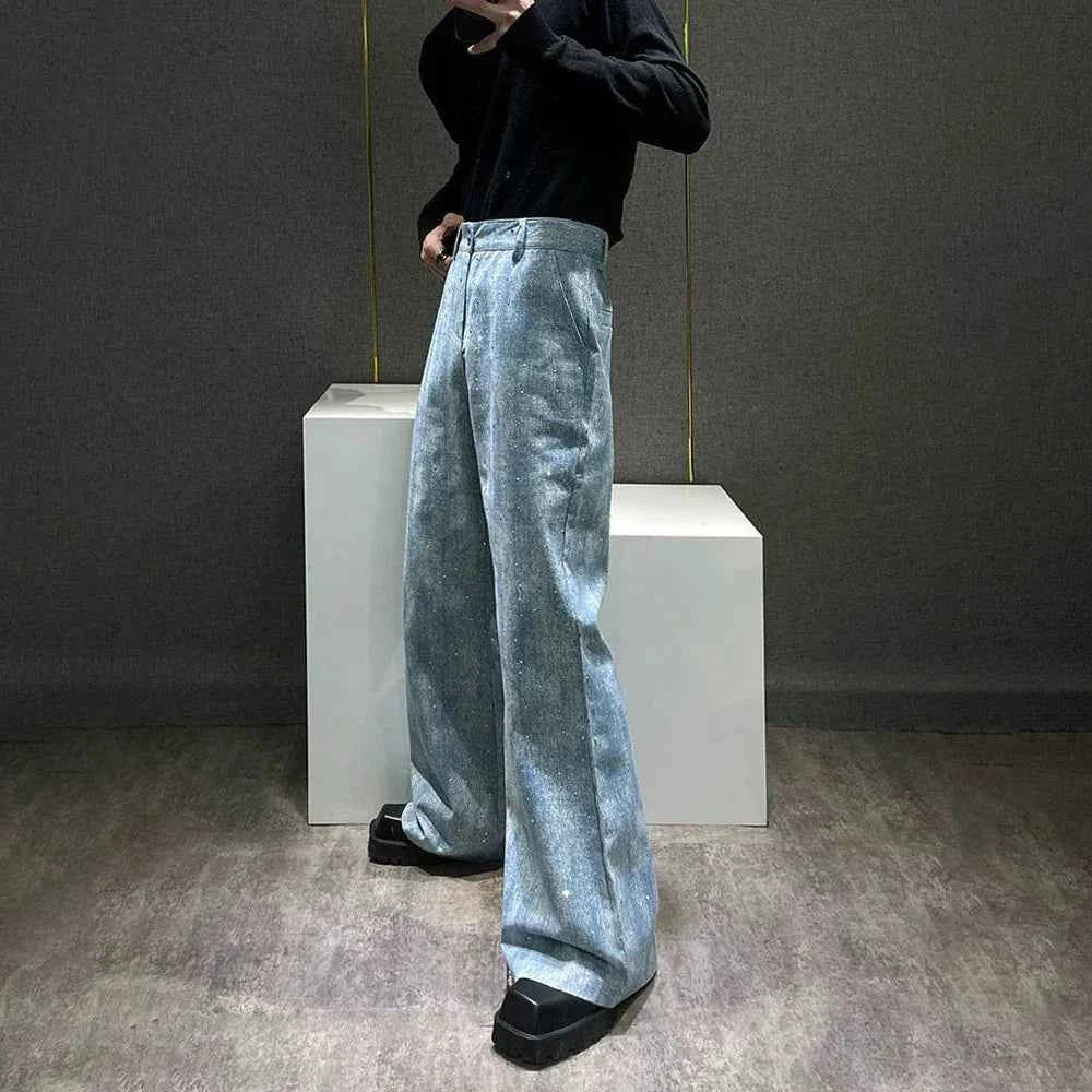 Men Shiny Diamond Hot Party Jeans