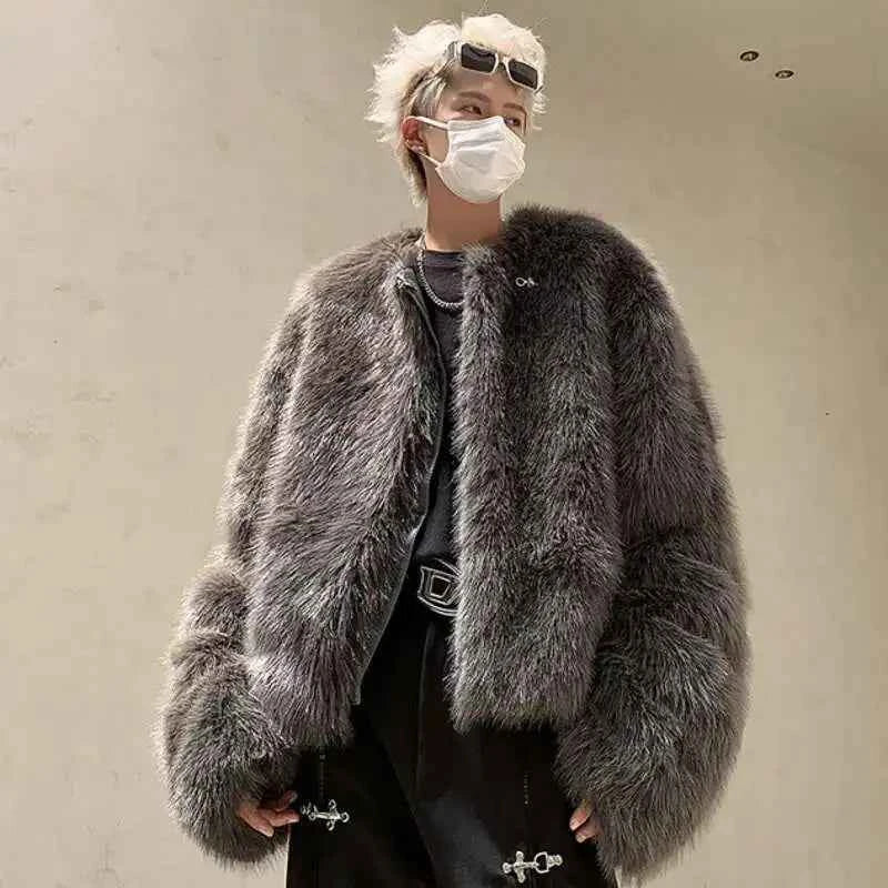 Warm Thickened Faux Fur Padded Jacket