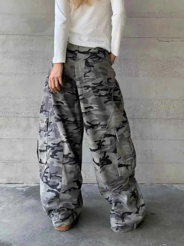 Camouflage Baggy Cool Cargo Jeans