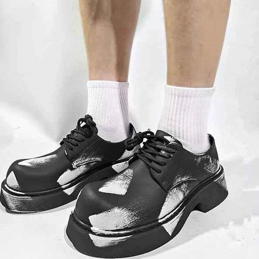 Versatile Casual Wind Leather Derby Shoes
