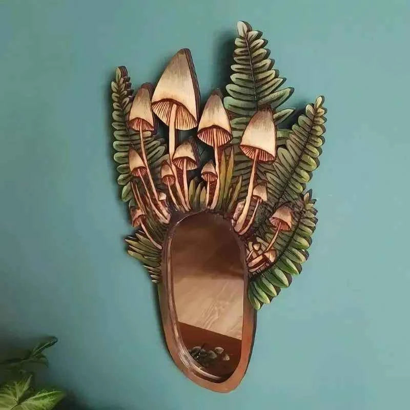 Mushroom Aesthetic Retro Mirror