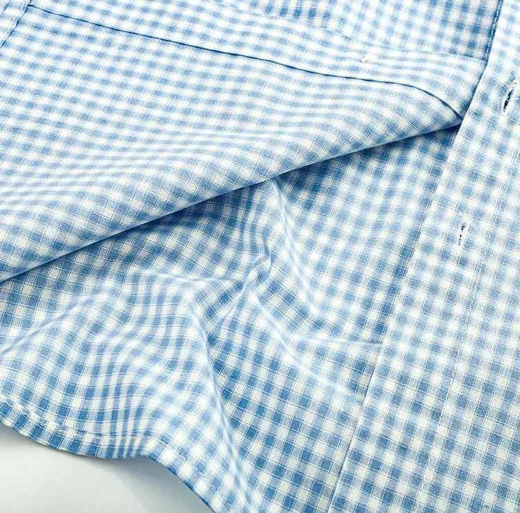 Premium Plaid Lapel Summer Short Sleeve Shirt