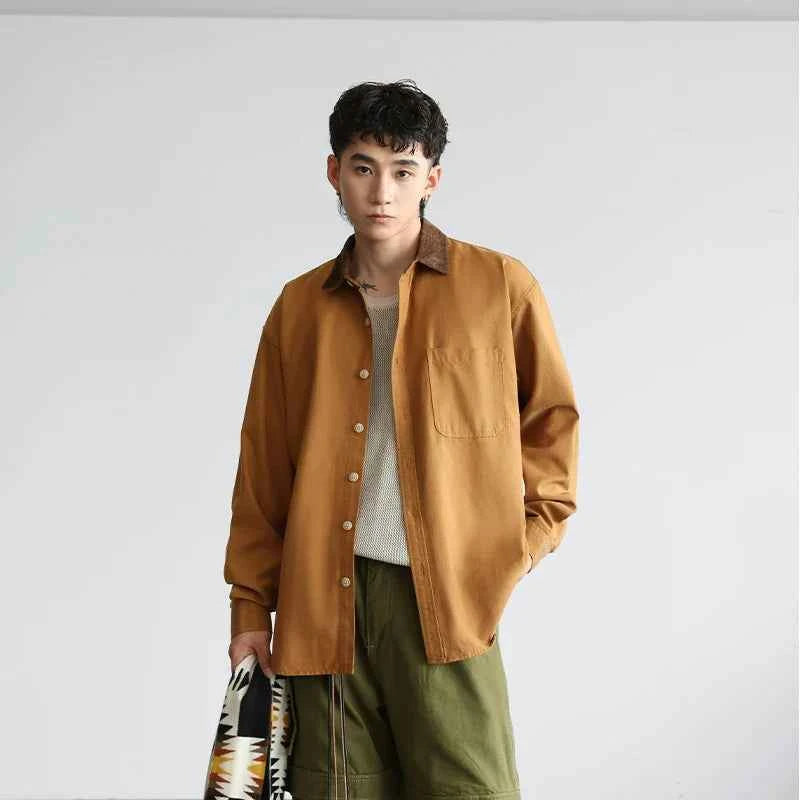 Signature Stylish Oversize Loose Casual Long Sleeve Shirt