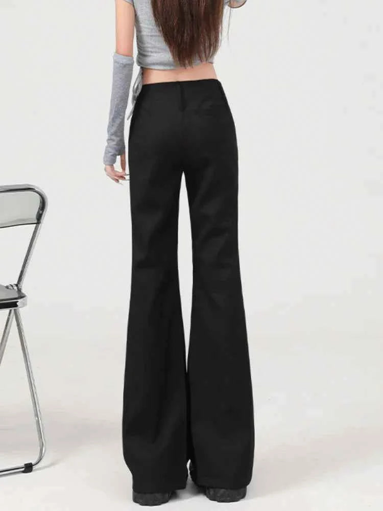 High Waist Full Length Micro Pants