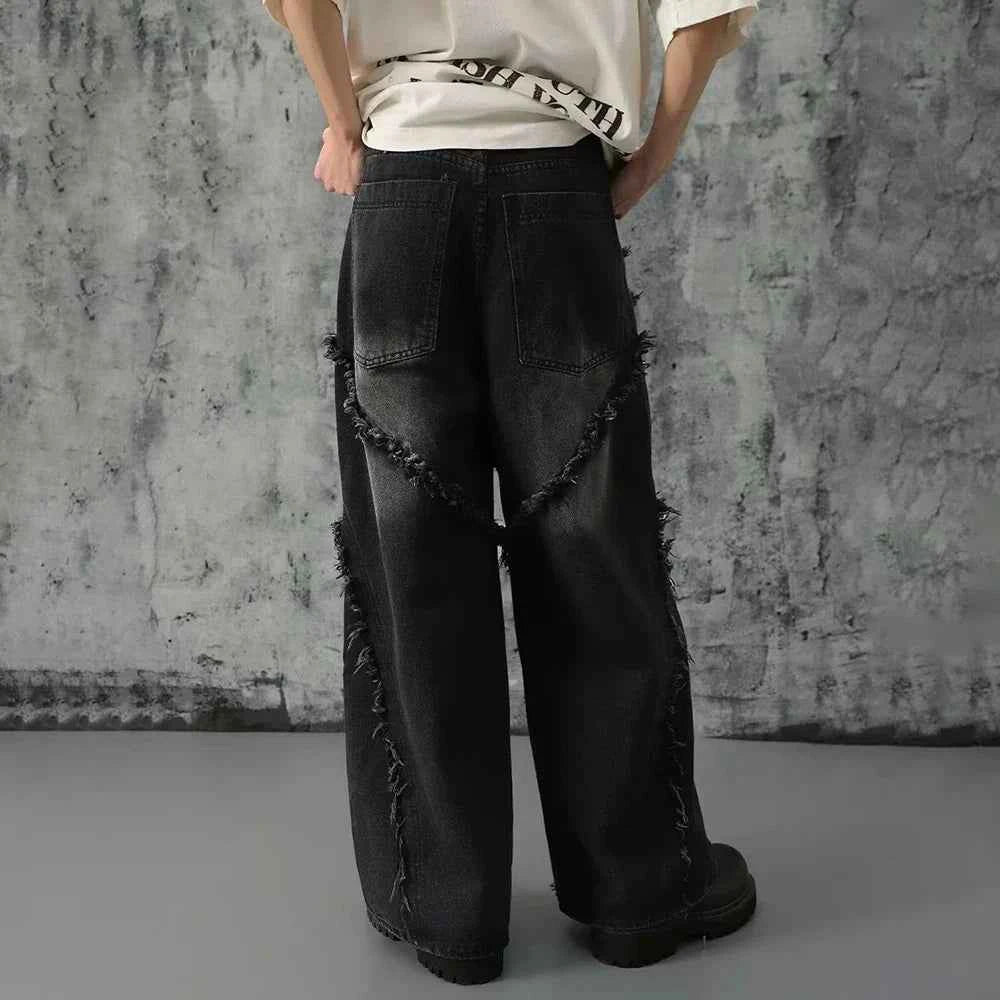 Effortless Chic Retro Loose Fit Denim Jeans