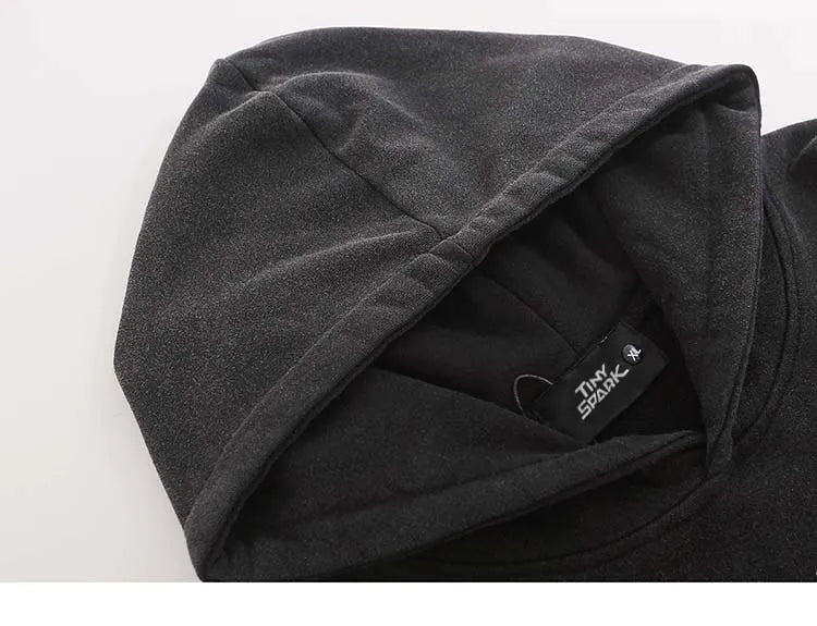 Black Blurry Face Ghost Shadow Hoodie