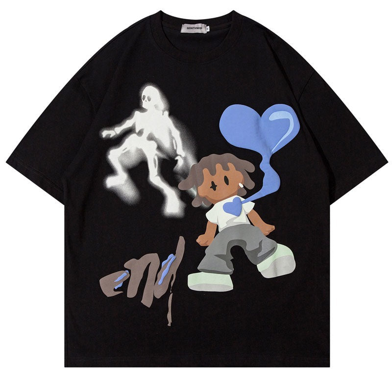 Ghost & The Boy With Heart  Graphic T-Shirt