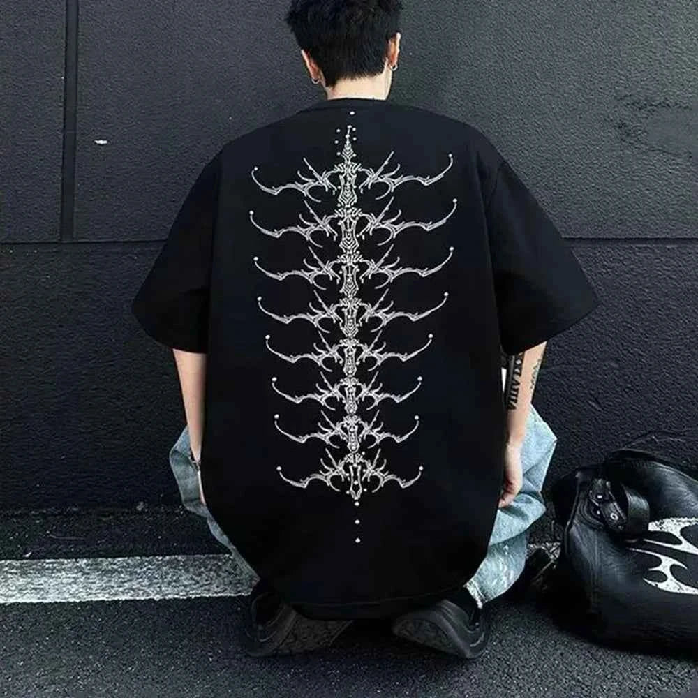 Embroidered Retro Short Sleeve T-Shirt