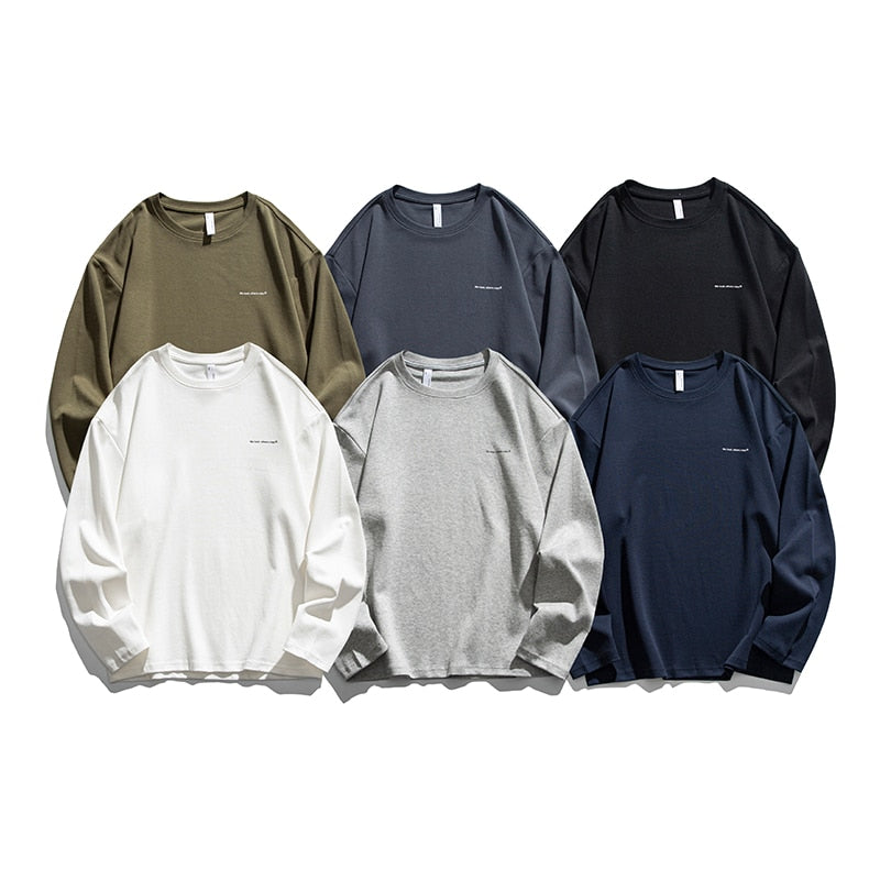 We lead, others copy© Casual Solid Long Sleeve