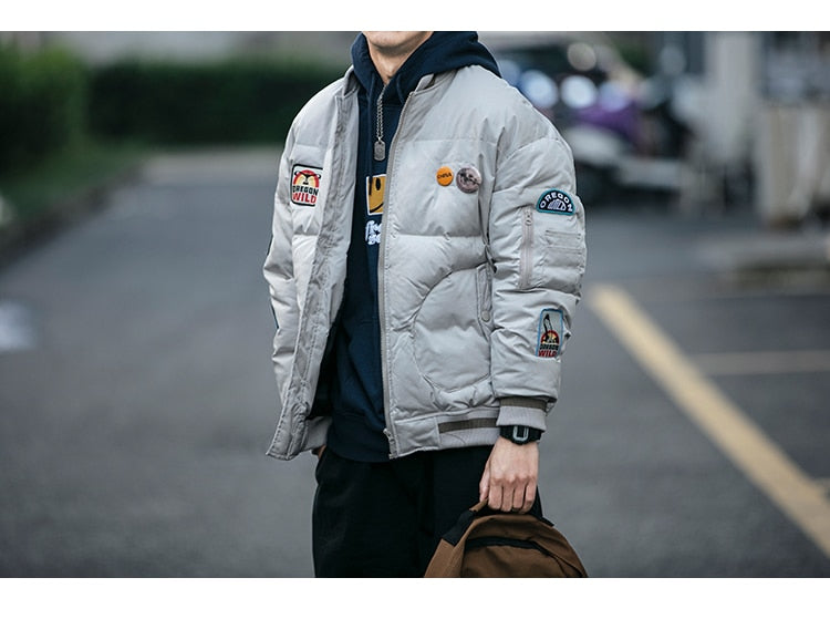 OREGON WILD Rock Patches Bomber Jacket