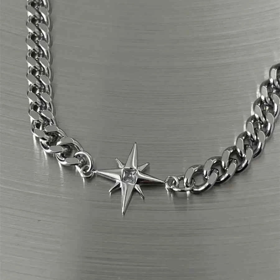 Cuban Link Titanium Steel Chain Necklace