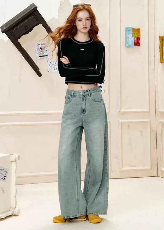 Y2K High-Quality  Wide Leg Hip Hop Jeans