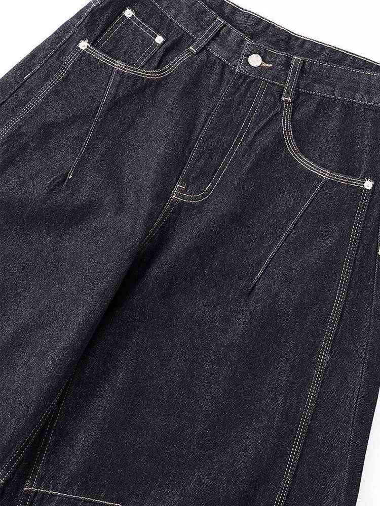 Easy Fit Loose Wide Leg Jeans