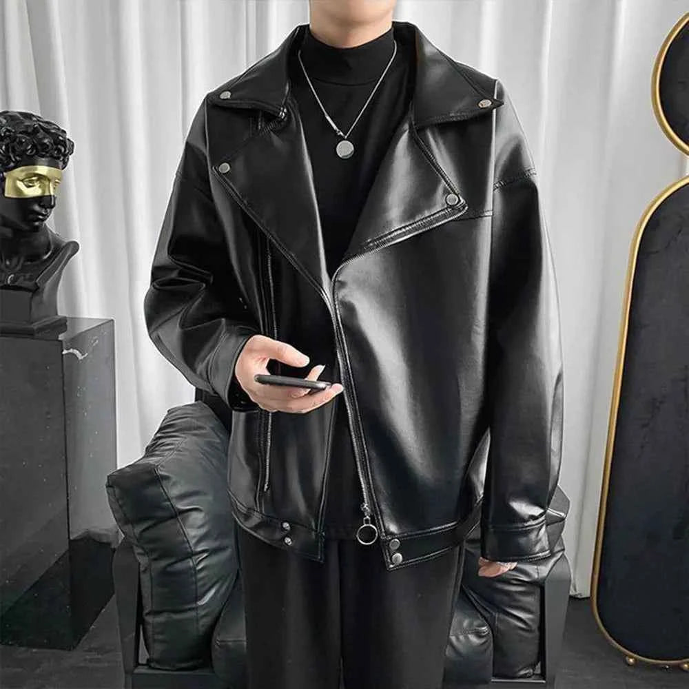 Premium Streetwear Classic Leather Jacket