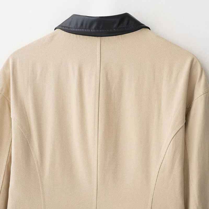 Men's Durable Slim Fit Zipper Lapel Jacket
