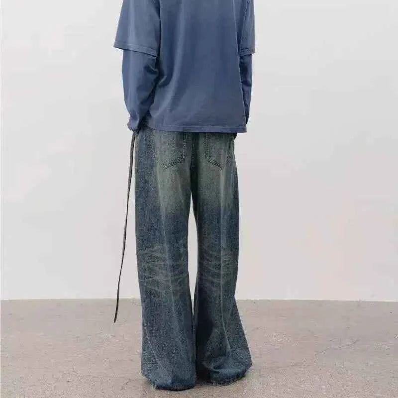 Trendy Curved Knife Denim Jeans