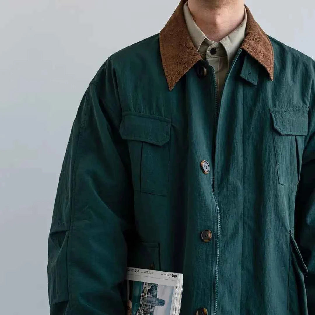 Men Classic Trendy Loose Retro Jacket