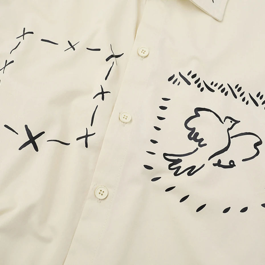 Streetwear Casual Shirts N9087