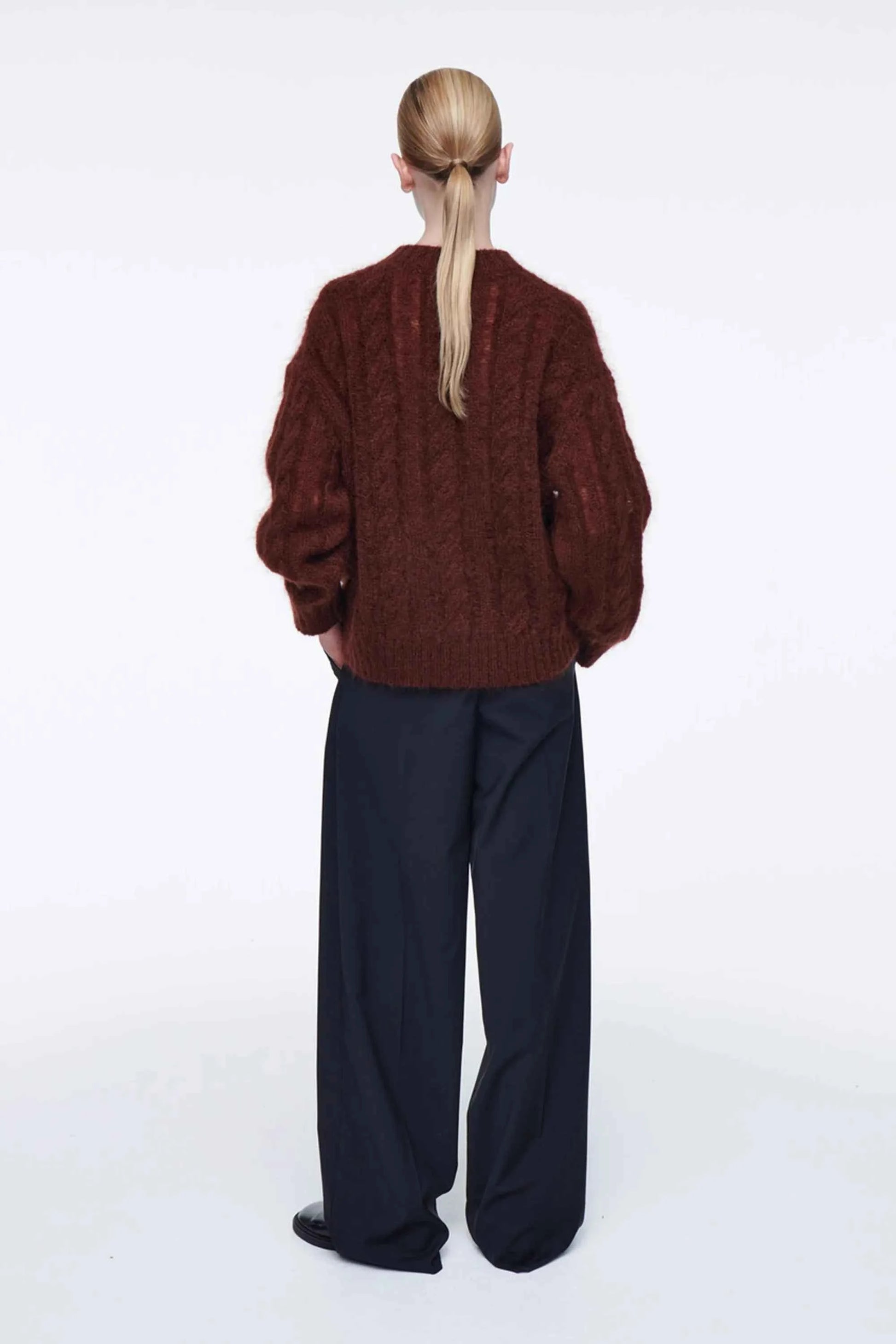 Women Casual Comfort Ethereal Spring Twist Knit Sweater
