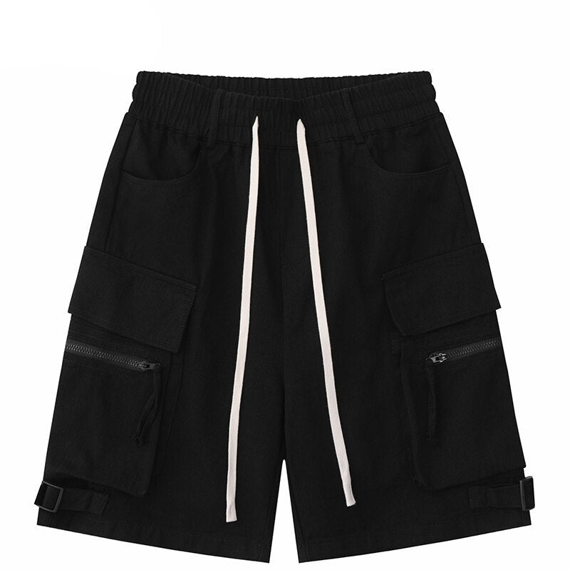 Cargo Track Multi Pockets Shorts