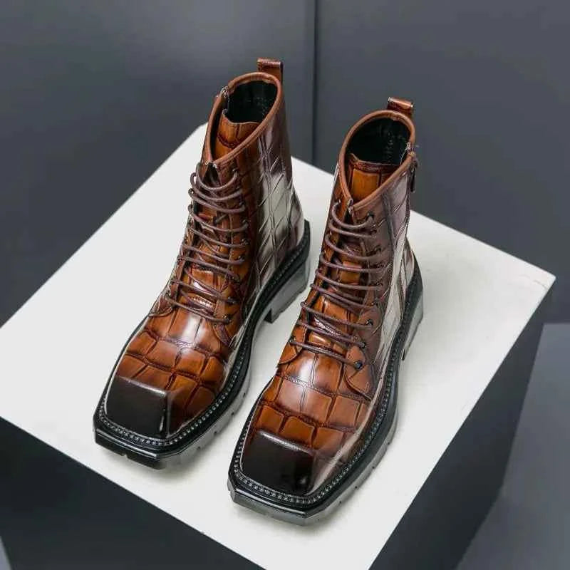 British Style Personality Zipper Style Classic Boots