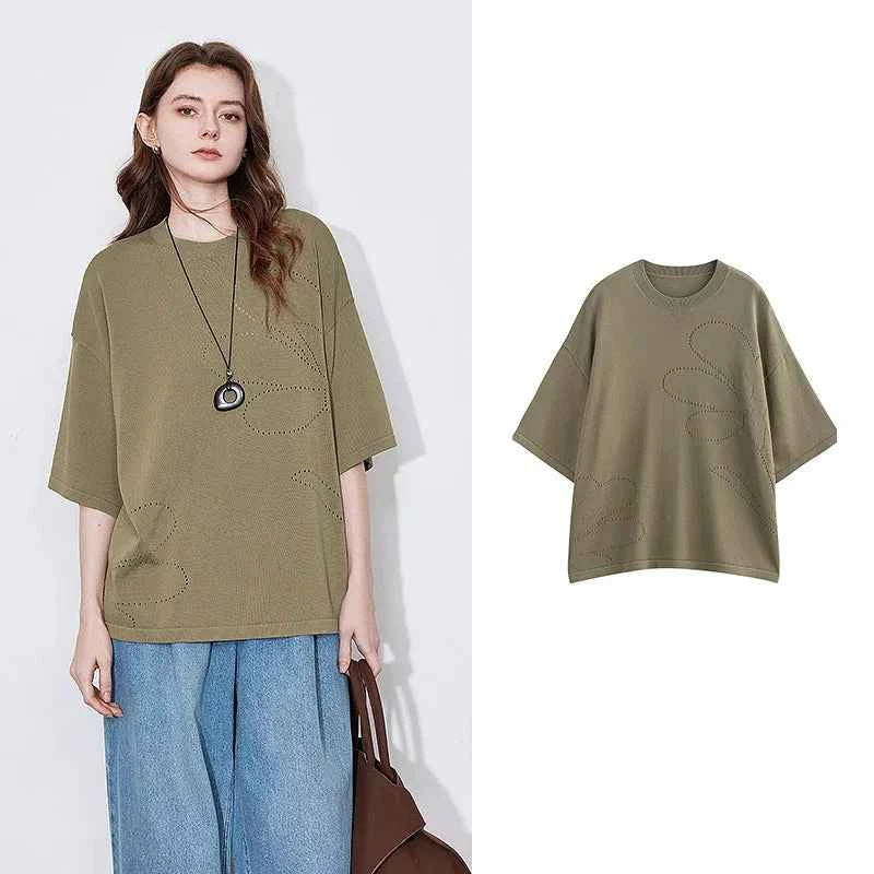Stylish Womens Short Sleeve Summer T-Shirt