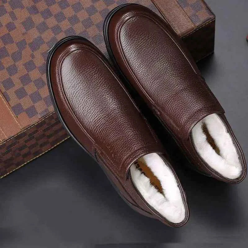 Velvet High Korean Style Leather Shoes